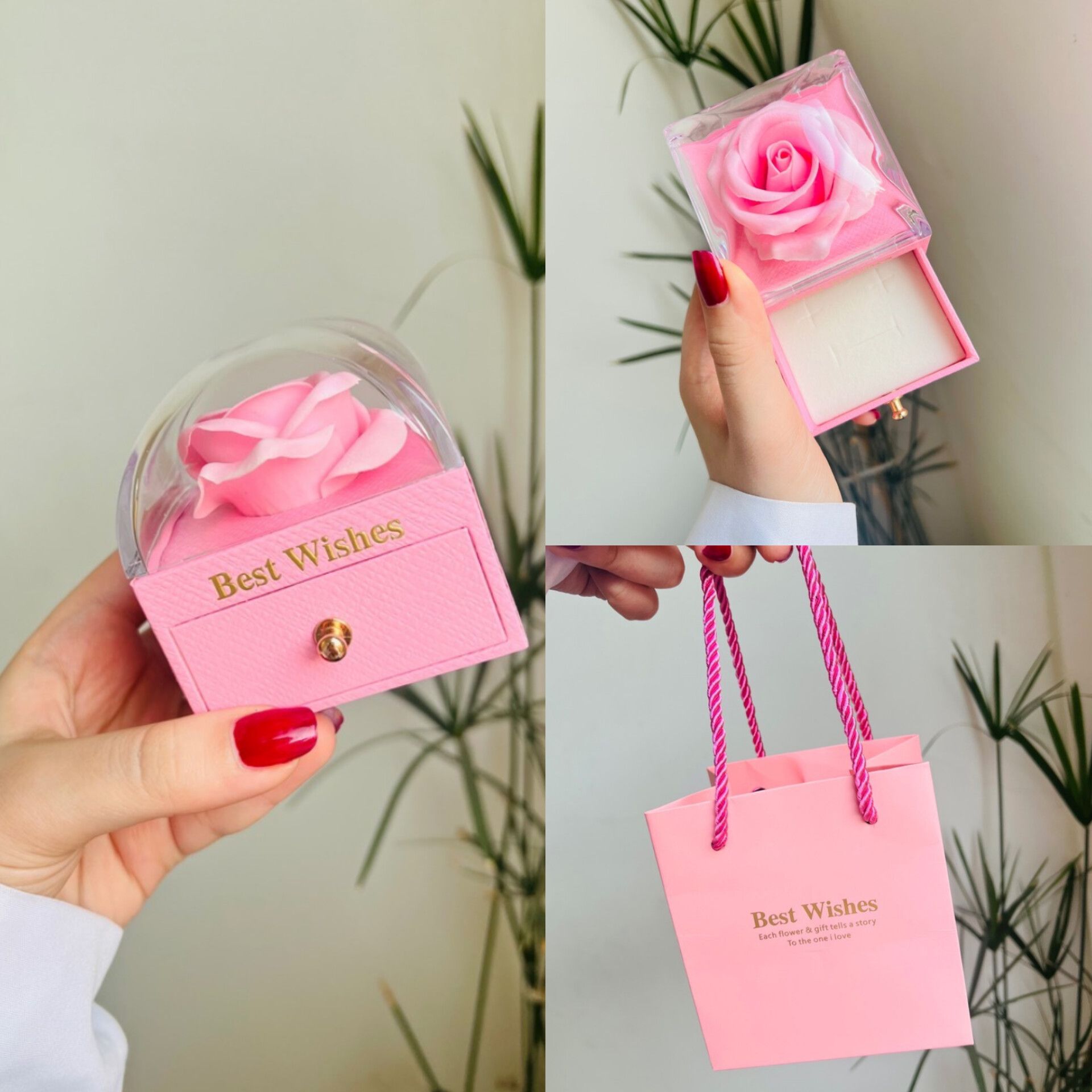 باکس گل جاودان وارداتی